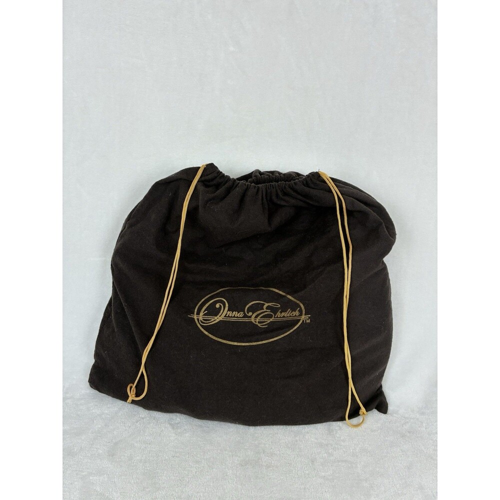 Onna Ehrlich Rachel Hobo Bag Black Pebble Leather Tassle Designer Dust Bag - Picture 6 of 13